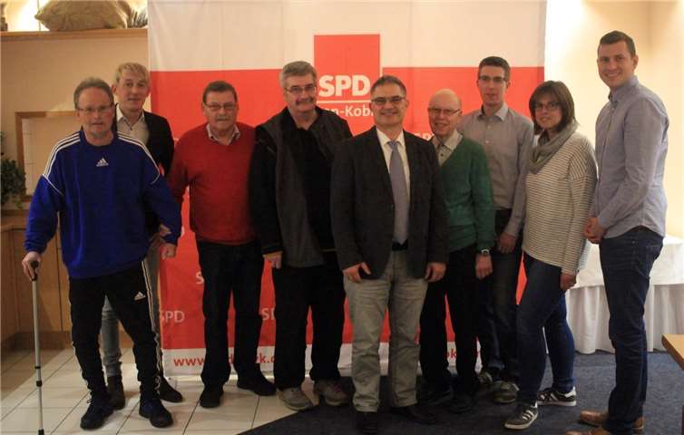 Bei der Mitgliederversammlung der SPD Pellenz.