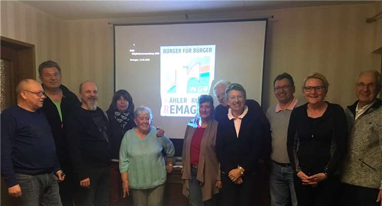 Bei der Mitgliederversammlung der WählerGruppe Remagen WGR wurde unter anderem der Vorstand gewählt. Foto: privat