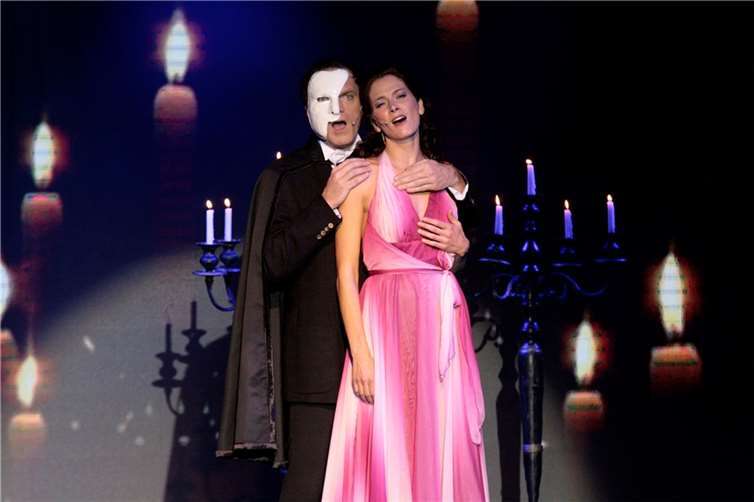 Bei der Musical-Magic-Show werden die erfolgreichsten Musicals präsentiert, z.B. „Das Phantom der Oper“. Foto: Why Not-Event