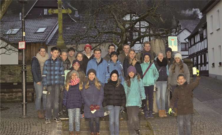 Bei der Sammelaktion machten alle Kinder der kath. Jugend mit. privat