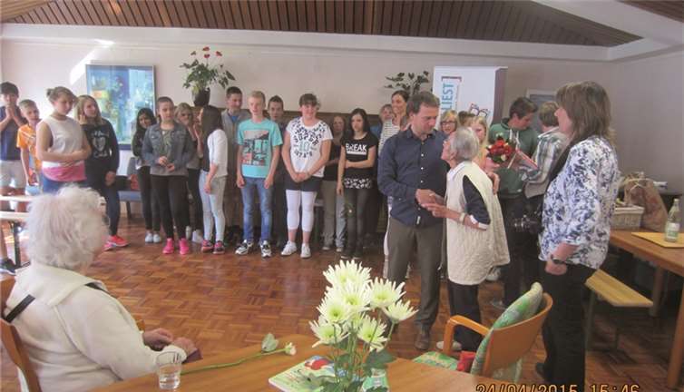 Bei der Seniorenlesung gaben sich die Schüler große Mühe. Privat