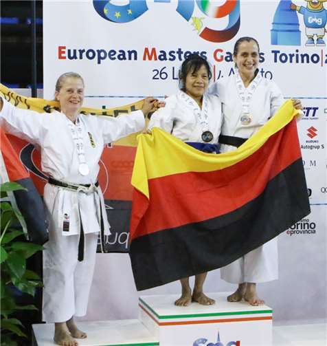 Bei der Siegerehrung in Turin.Foto: privat