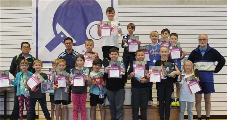 Bei der Siegerehrung konnten sich alle Teilnehmer über eine Urkunde freuen. privat