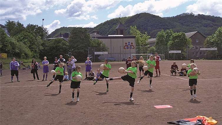 Bei der Sportwoche wurde viel getanzt. privat