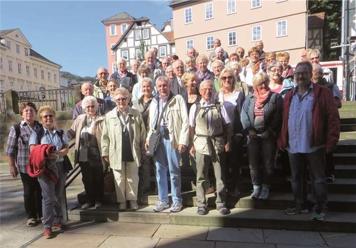 Bei der Studienfahrt hatten alle Teilnehmer viel Freude in Marburg. Privat