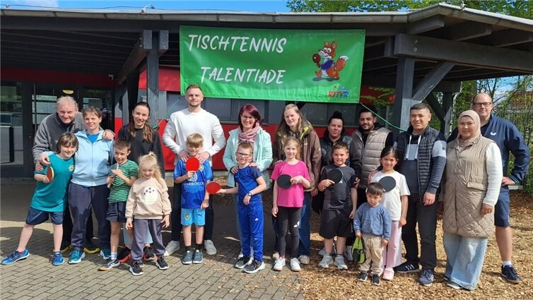 Bei der Tischtennis Talentiade konnten junge Talente ihr Können unter Beweis stellen.