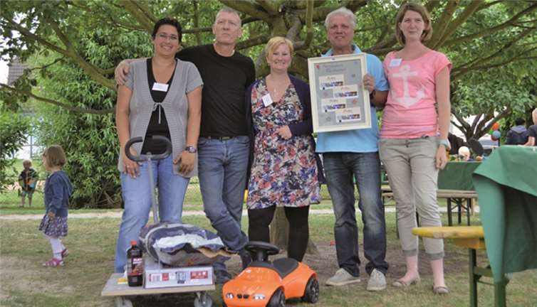 Bei der Tombola gab es tolle Preise zu gewinnen.  Privat