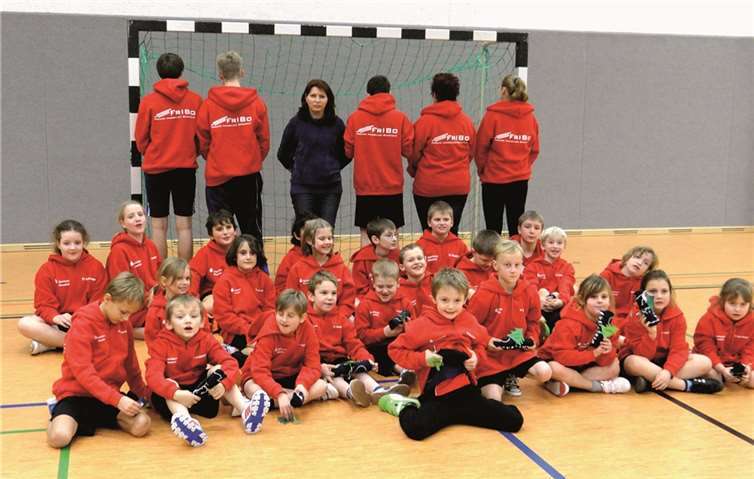 Bei der Turnierteilnahme der Rengsdorfer Minihandballer stand die Freude am Spiel im Vordergrund. privat