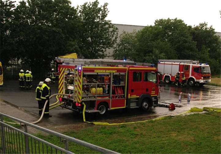 Bei der Übung handelte es sich um einen Gefahrguteinsatz.Fotos: Jens Hapke