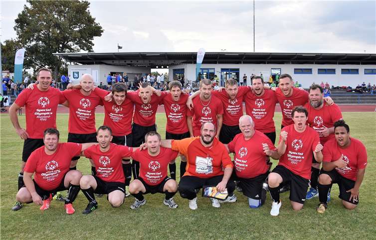 Bei der Unified Auswahl-Mannschaft von Special-Olympics Rheinland-Pfalz waren auch sieben Sportler der BSG Fortuna Ebernach mit von der Partie. Privat