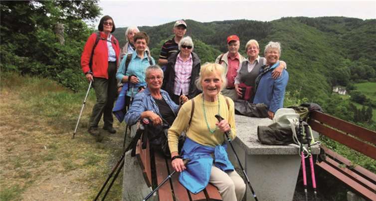 Bei der Verschnaufpause wurde dann ein Erinnerungs-Gruppenfoto gemacht. privat