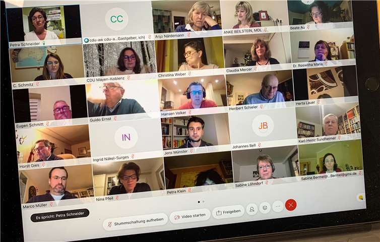 Bei der Videokonferenz lag der Schwerpunkt auf dem Thema Bildung. Foto: privat
