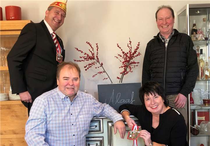 Bei der Vorstellung: Udo Groß, Ingo Franke, Ellen Franke und Jürgen Maur. privat