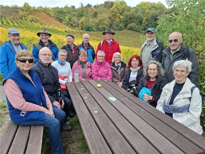 Auf dem schönen Weinhexweg Bei der Wanderung der Kolpingfamilie Lahnstein St. Barbara. Foto: Gaby Stockhausen / Kolpingfamilie St. Barbara