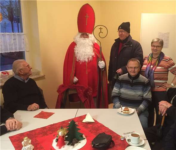 Bei der Weihnachtsfeier glänzten die Augen der Teilnehmer.Privat