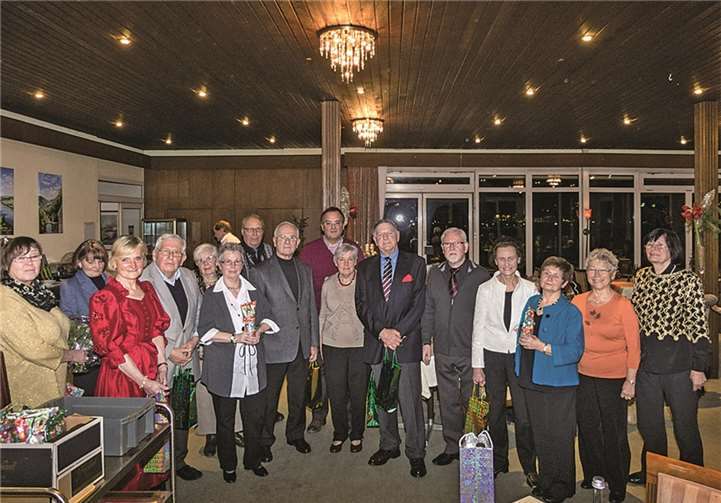 Bei der Weihnachtsfeier wurden einige Mitglieder geehrt. privat