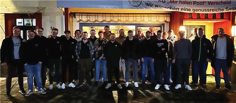 Bei der diesjährigen Jahreshauptversammlung der Waldbreitbacher Junggesellen ließen die Mitglieder des Clubs das letzte Jahr Revue passieren. Foto: privat