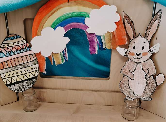 Bei der ersten Videokonferenz wurde eine Ostergeschichte erzählt. Foto: privat