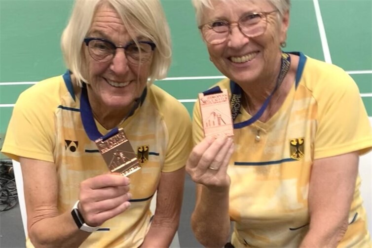 Bei der letzten EM vor 2 Jahren holten Monika Regineri und Brigitte Prax die Bronzemedaille