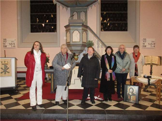 Bei einem Gottesdienst wurde der Weltgebetstag begangen.  Foto: Frau Hoffmann