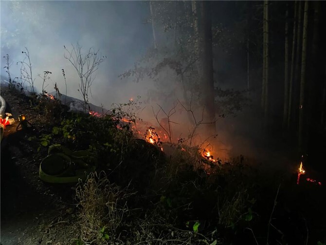 Bei einem Vegetationsbrand wird das Feuer zunächst eingedämmt, da im ersten Moment ein verhältnismäßiger Mangel an Personal und Löschmitteln vorliegt. Erst im Verlauf, mit mehr Ressourcen, wird das Feuer endgültig abgelöscht.
