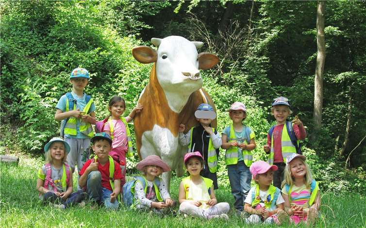 Bei einem abwechslungsreichen Programm rund um die Ochsenalm hatten die Kinder viel Spaß.Foto: Stadt Neuwied