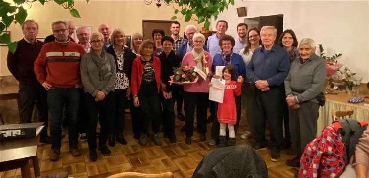 Bei einem gemütlichen Beisammensein erhielten die Sportler ihre Abzeichen.Foto: privat