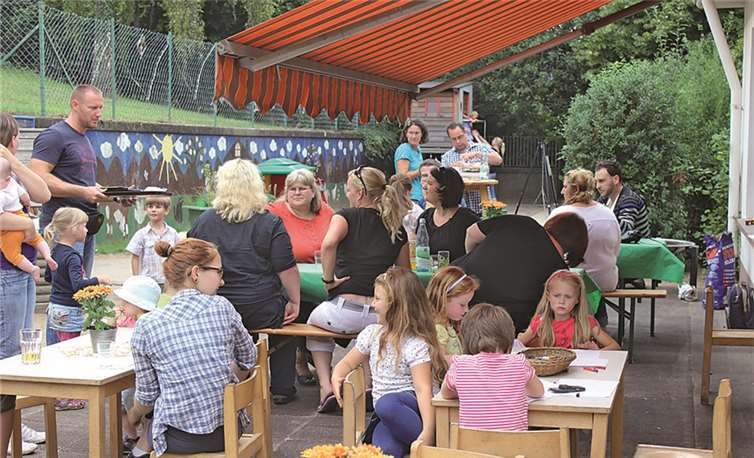 Bei einem gemütlichen Nachmittag lernten die Eltern den Kita-Alltag ihrer Kinder und sich gegenseitig besser kennen.  Privat