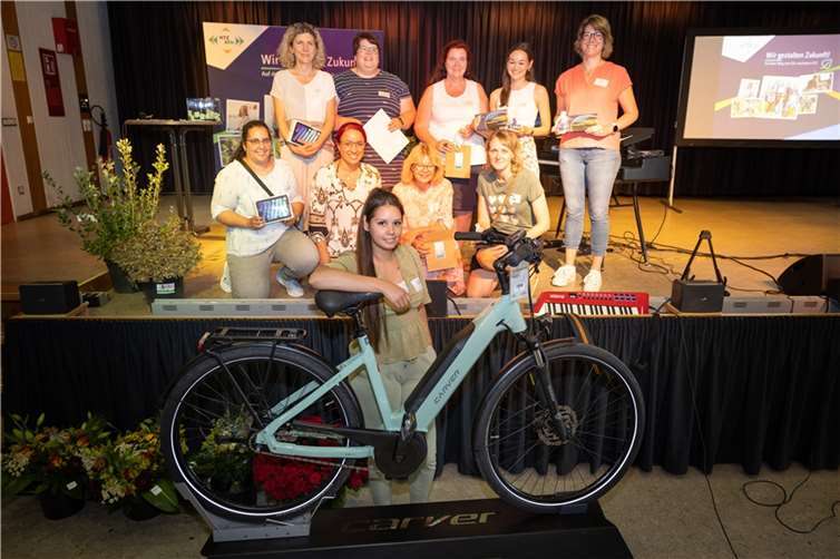 Bei einer Verlosung gab es ein E-Bike als Hauptgewinn. Foto: privat