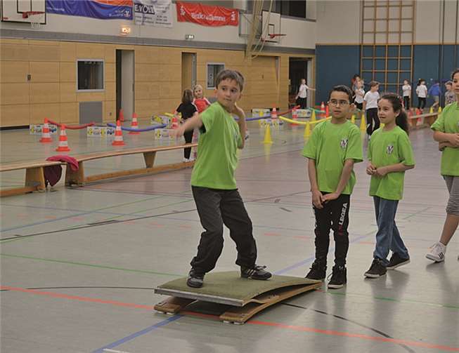 Bei einer Vielzahl von Sportarten mussten die Kinder antreten.