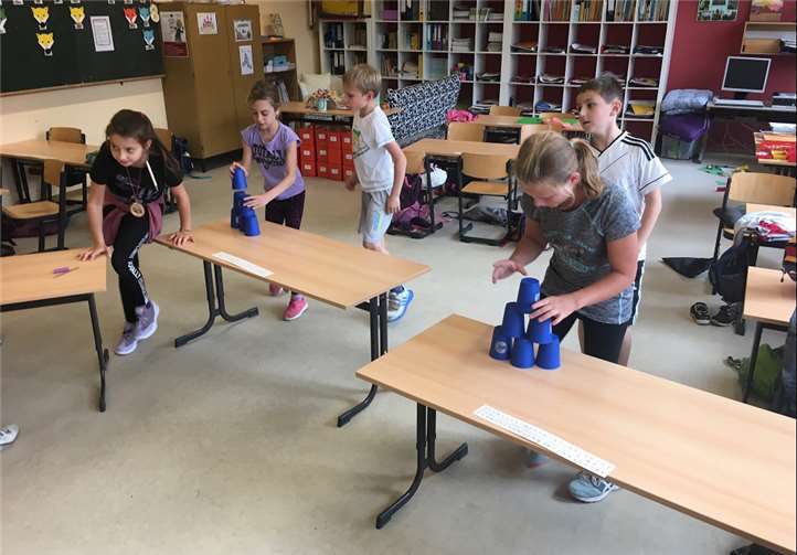 Bei einigen Stationen war auch motorisches Geschick gefragt.