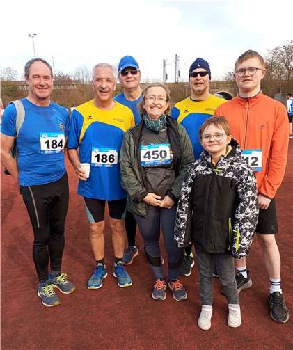 Bei frühlingshaften Temperaturen machte auch das Laufen am Rhein richtig Spaß.  Foto: privat