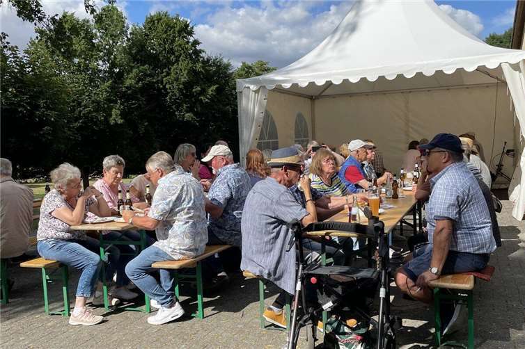 Bei gutem Wetter fanden sich die Mitglieder zusammen.  Foto: privat