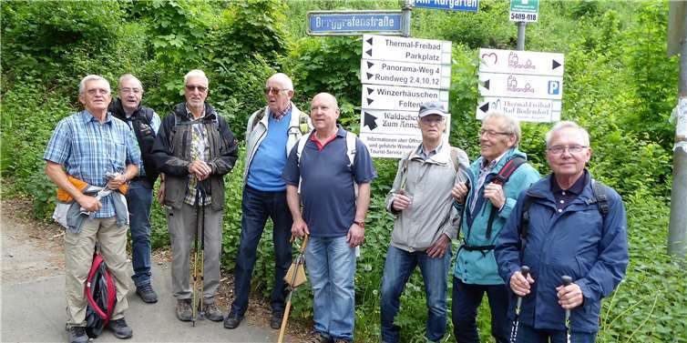 Bei gutem Wetter trat die Senioren-Freizeit-Sportgruppe ihre Wanderung an.privat