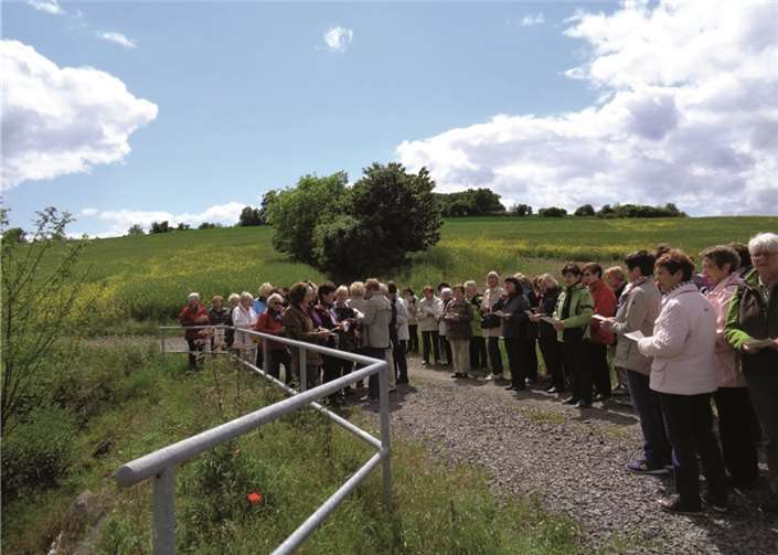 Bei herrlichem Wetter ist auch der Weg ein Teil des Ziels.