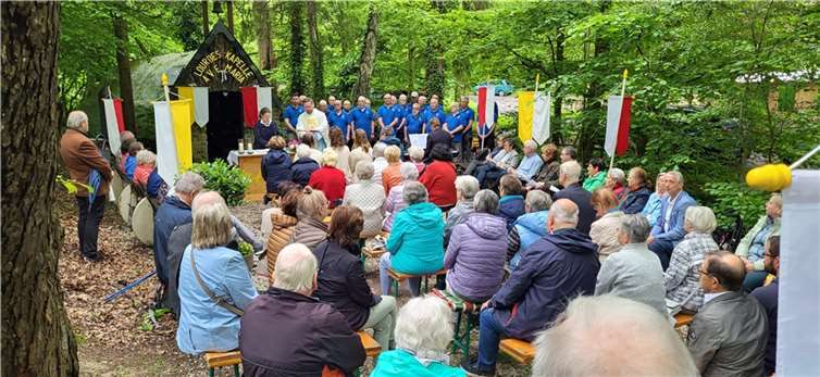 Bei herrlichem Wetter war der Waldfestplatz gut besucht und es gab viele Überraschungen.  Foto: privat