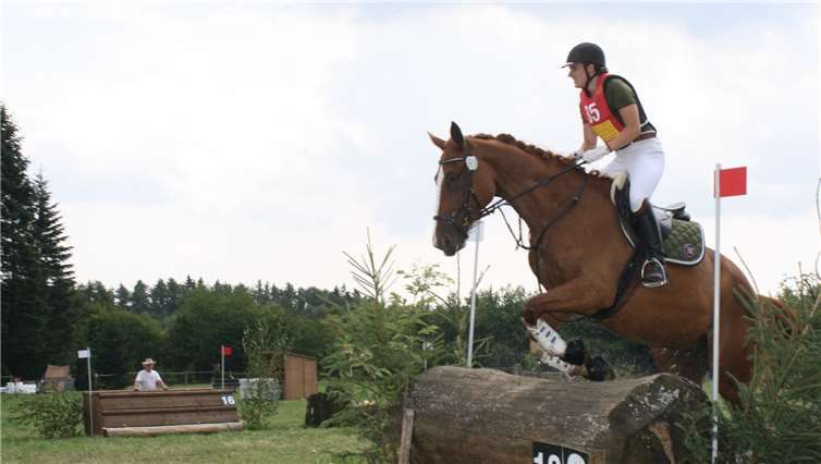 Toller Reitsport an den Zellersbucher Maaren Bei hochsommerlichen Temperaturen wurde Pferd und Reiter in den jeweiligen Disziplinen alles abverlangt.