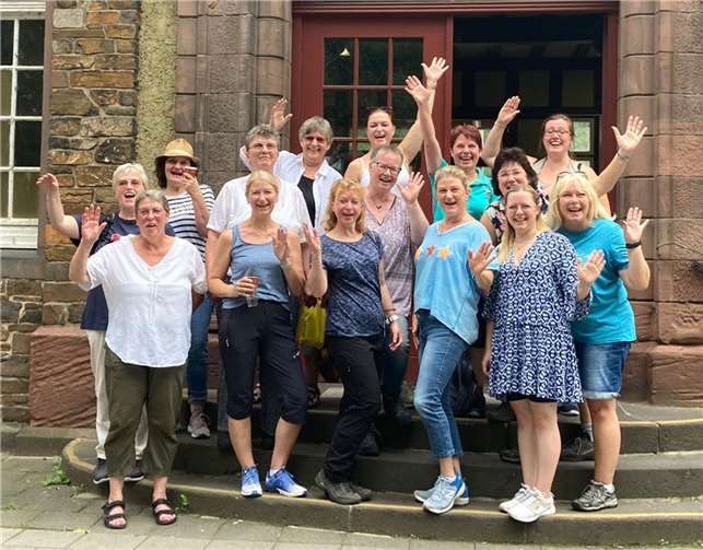 Bei idealem Wetter im August unternahmen die Frauen des „Frauenkaffees“ der Andernacher Stadtsoldaten einen abwechslungsreichen Ausflug. Foto: privat