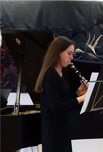 Bei ihrem Auftritt im Vorjahr debütierte Marie Zirwes (Klarinette). privat