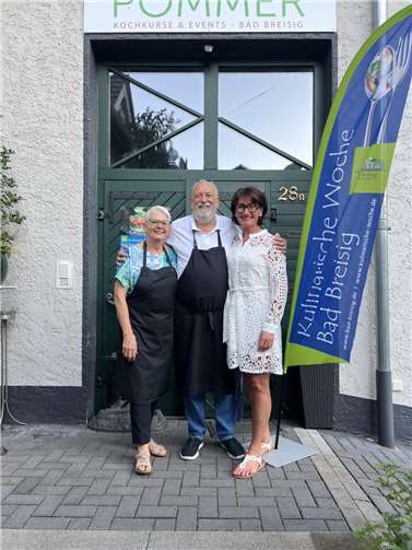 Bei ihrem Besuch in Bad Breisig machte Petra Schneider Station in der Kochschule Pommer, die in diesem Jahr skandinavische Köstlichkeiten auf den Tisch bringt. Foto: P. Schneider
