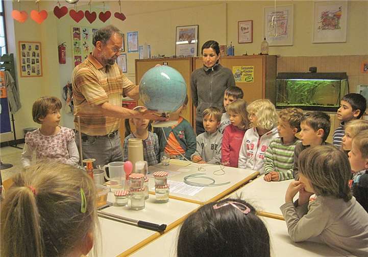 Bei jedem Thema waren die Kinder interessiert bei der Sache.privat