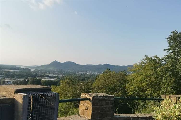 Geheimtipp mit Ausblick übers Siebengebirge Bei klarer Sicht kann man auf der Koppel sogar bis nach Bonn sehen.Foto: SvM