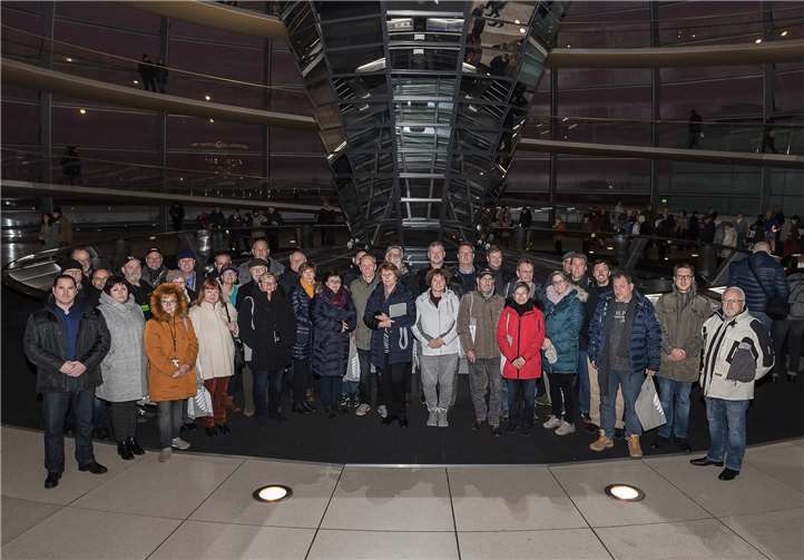 Bei schlechtem Wetter blieb die Aussicht auf Berlin verwehrt. Copyright: Bundesregierung, Daniel Rudolph