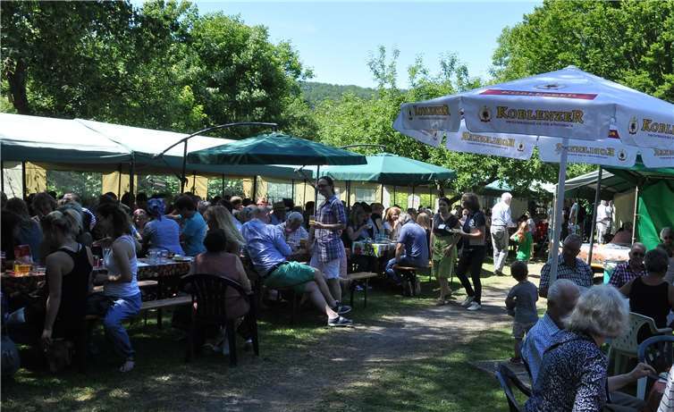 Bei schönem Wetter war das Erdbeerfest gut besucht. privat