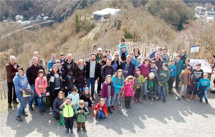 Bei schönstem Frühlingswetter hatten die Wanderer viel Freude. privat