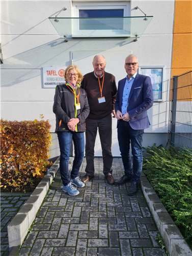Bei seinem Besuch der Tafel Rheinbach-Meckenheim am 24. November 2023 hob Oliver Krauß die dringende Notwendigkeit hervor, menschliche Notlagen in der Gesellschaft nicht zu übersehen. Foto: privat
