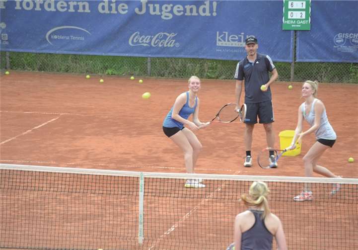 Bei solch einem intensiven Training kommt man ganz schön ins Schwitzen.