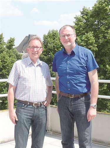 Bei sommerlichen Temperaturen trafen sich Erwin Rüddel und Karl-Ernst Starfeld zu einem Informationsgespräch in der Neuwieder Arbeitsagentur.Privat