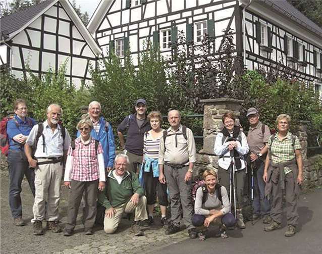 Bei sonnigem Wetter konnte die Umgebung der Wanderstrecke genossen werden.  Privat