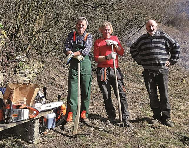 Bei sonnigem Wetter konnten die Arbeiten gut durchgeführt werden. Privat